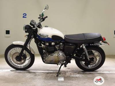 Мотоцикл TRIUMPH Scrambler 2006, БЕЛЫЙ пробег 12825