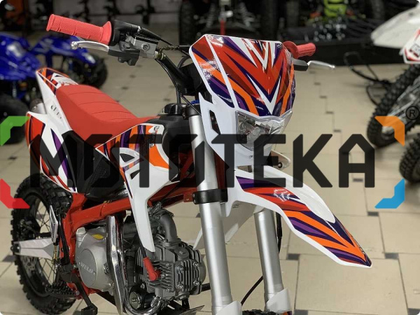 Питбайк Wels (Велс) RT 125 17/14 красный | Мототека