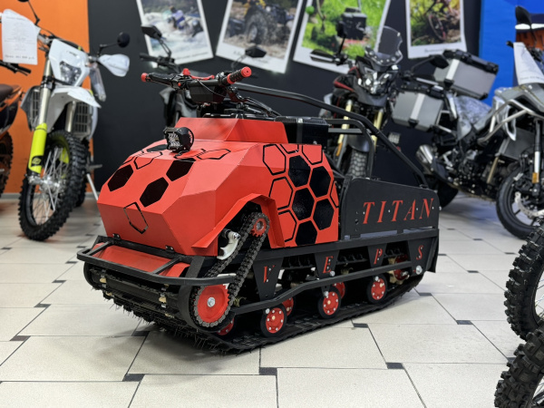 Мотобуксировщик VEPS (ВЕПС) TITAN KR. 15 л.с. с реверсом