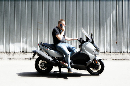 Скутер SYM (Сим) MAXSYM TL 500 серый с ПТС - купить с доставкой, по выгодной цене в интернет-магазине Мототека