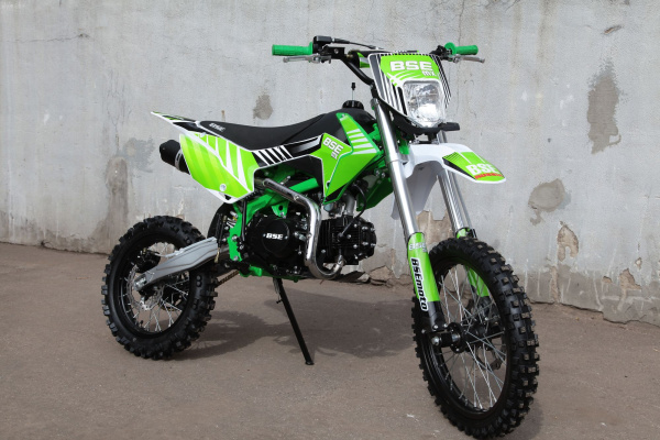 Питбайк BSE (БСЕ) MX 125 17/14 (ZS) Racing Green 3 (двиг. Zongshen) | Мототека