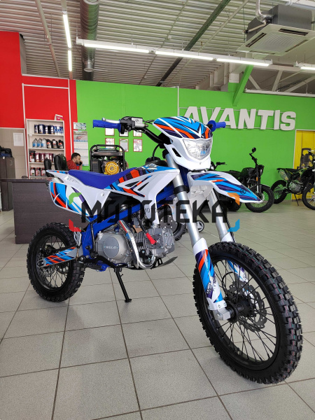 Питбайк Wels (Велс) RT 125 17/14 полуавтомат синий | Мототека